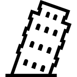 Leaning Tower Of Pisa 2 SVG Icon